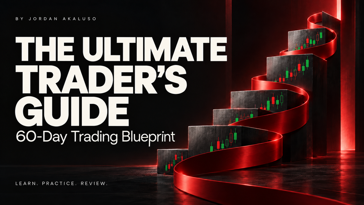 The Ultimate Trader’s Guide by Jordan Akaluso — red and green candlesticks